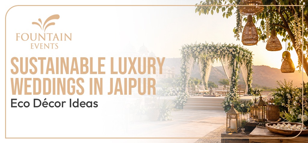 Sustainable Luxury Weddings in Jaipur: Elegant Décor Ideas That Reduce Waste